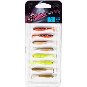 Fox Rage Micro Tiddler Fast Mixed 4cm x 8pcs Colour Lure Pack Fox Rage Micro Tiddler Fast Mixed 4cm x 8pcs Colour Lure Pack