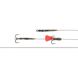 Fox Rage Predator Twin Treble Trace 50cm 40lb - Size 8 Barbed Fox Rage Predator Twin Treble Trace 50cm 40lb - Size 8 Barbed