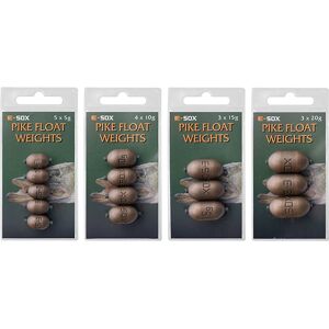 Drennan E-Sox Pike Float Weights - 15g Qty 3 Drennan E-Sox Pike Float Weights - 15g Qty 3
