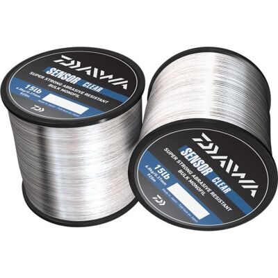 Daiwa Sensor Clear Line Bulk Spool - 12lb Daiwa Sensor Clear Line Bulk Spool - 12lb