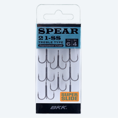 BKK Spear 21-SS - Size 1/0 - Super Slide - Treble Hook BKK Spear 21-SS - Size 1/0 - Super Slide - Treble Hook