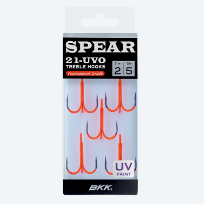 BKK Spear 21 UVO Treble Hook - Size 8 BKK Spear 21 UVO Treble Hook - Size 8