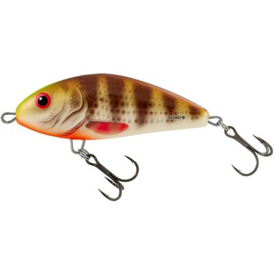 Salmo Fatso Floating 12cm - Spotted Brown Perch Salmo Fatso Floating 12cm - Spotted Brown Perch