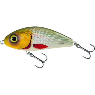 Salmo Fatso 12cm Silver Halo Floating Lure - Fish Attractor Salmo Fatso 12cm Silver Halo Floating Lure - Fish Attractor