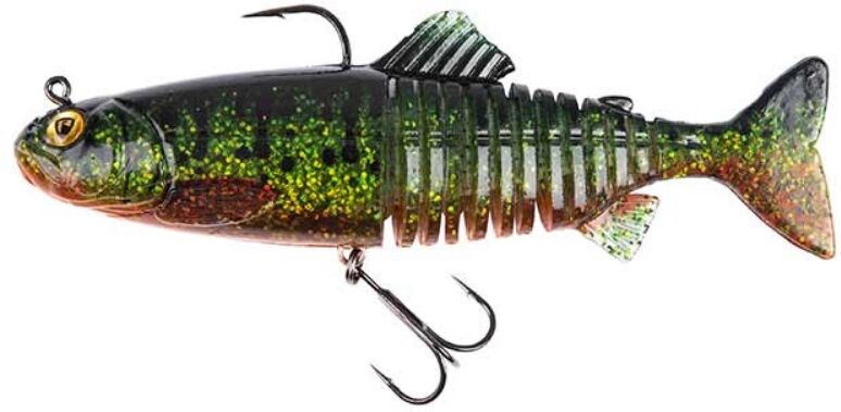 Fox Replicant Jointed Lure - 15cm 60g Fire Pike UV
