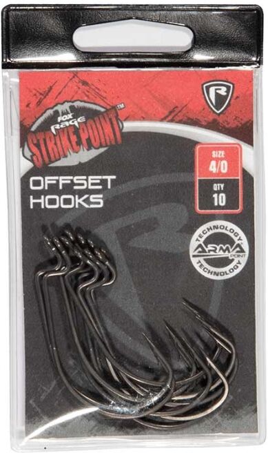 Fox Rage Strike Point Offset Hooks - 6/0