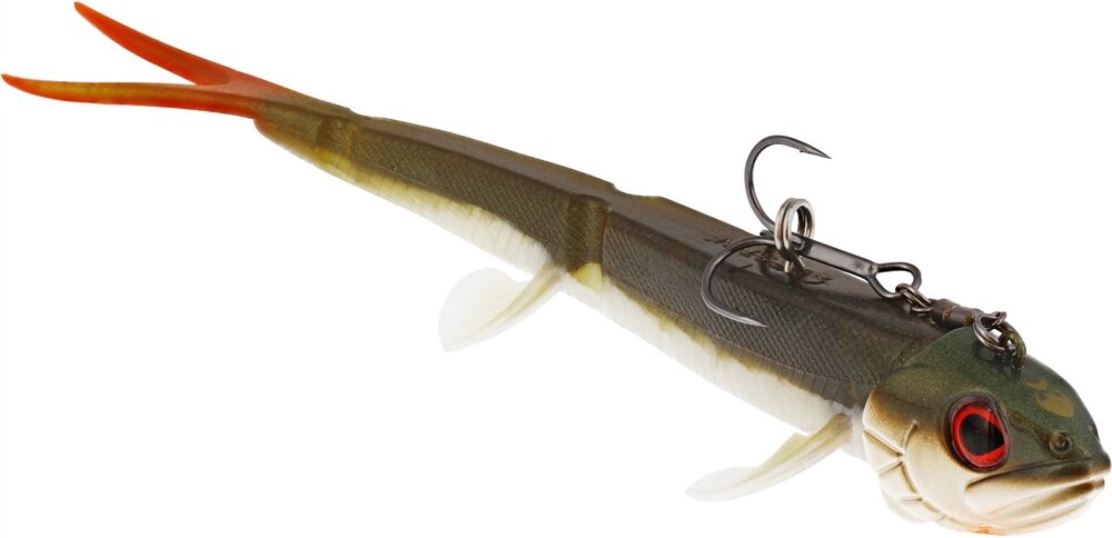 Westin Twinteez Pelagic V-Tail Rigged 'N Ready Lure 21cm 70g - BASS ORANGE