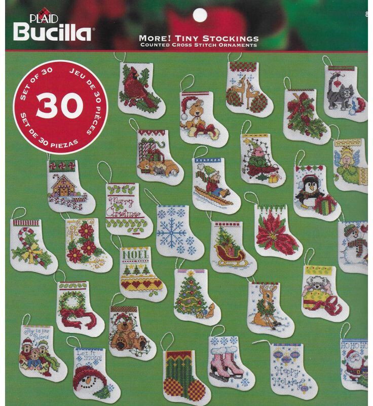 Bucilla Tiny Stockings Cross Stitch Kit