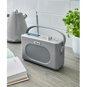 RKW Swan Retro DAB Bluetooth Radio - Grey