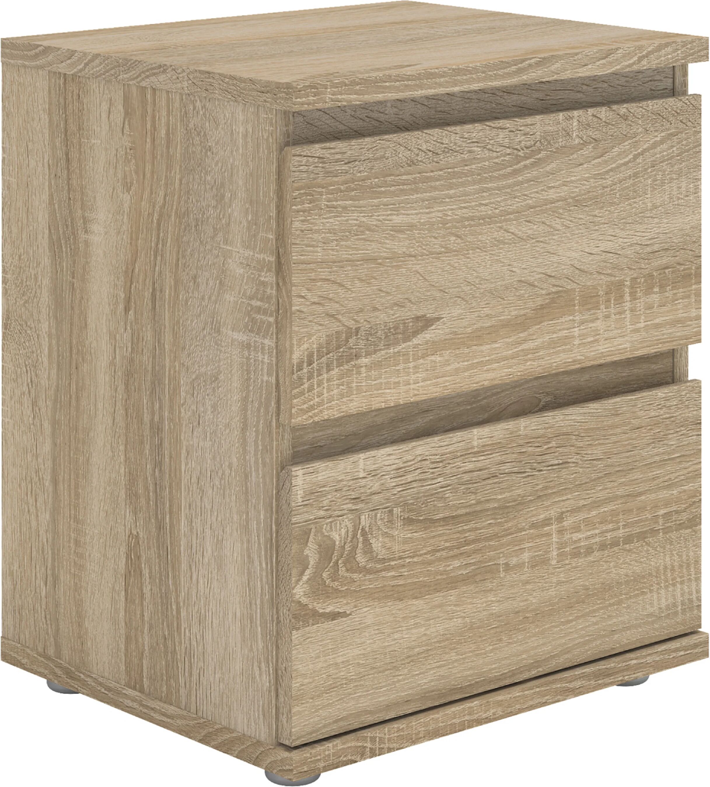 Furniture To Go Nova Bedside 2 Drawer Cabinet - Available In 2 Colours