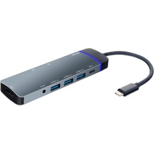 Qdos PowerLink COMBI 8-in-1 USB-C Hub