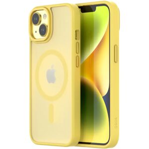 Qdos HYBRID SOFT + SNAP for iPhone 14/13 - Clear / Yellow