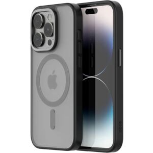 Qdos HYBRID SOFT + SNAP for iPhone 14 Pro - Clear / Midnight