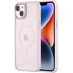 Qdos HYBRID SOFT + SNAP for iPhone 15 Plus - Clear / Pink