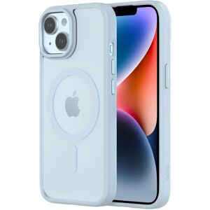 Qdos HYBRID SOFT + SNAP for iPhone 15 - Clear / Blue