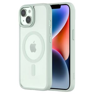 Qdos HYBRID SOFT + SNAP for iPhone 15 - Clear / Green
