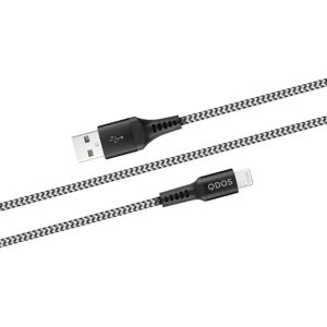 Qdos Braided USB-A to Lightning Cable (3m)