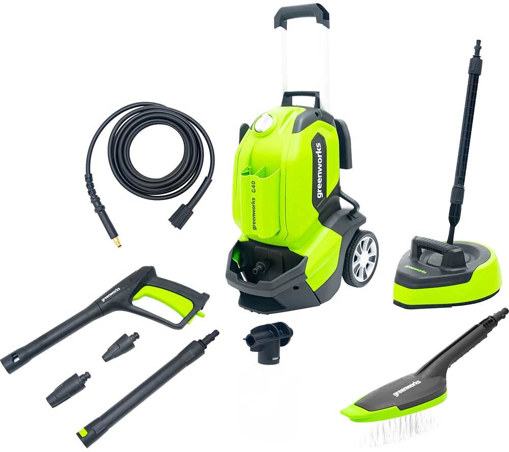 DeWalt Greenworks G40 Pressure Washer 135 Bar