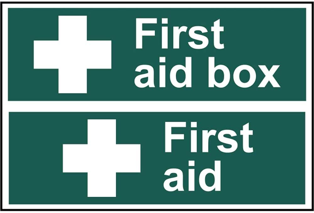DeWalt Scan First Aid Box / First Aid Sign 300mm 200mm Standard
