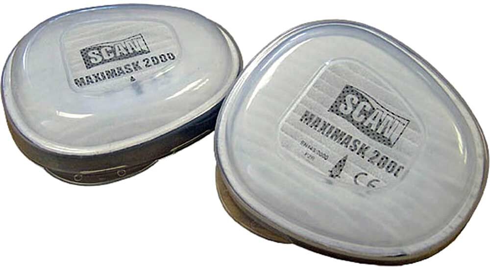 DeWalt Scan Filter Cartridges P2 for SCAPPERESPA1 and SCAPPERESPA2 Respirators Pack of 2