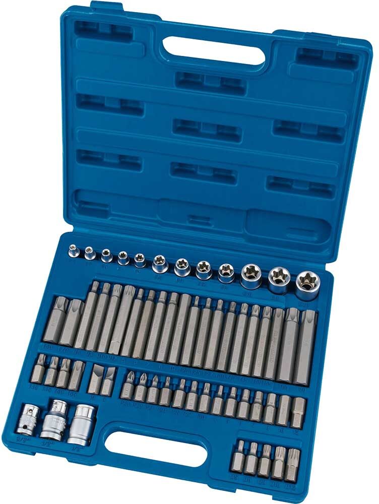 DeWalt Draper Expert 61 Piece Combination Drive Mechanics Torx Socket and Bit Set Combination