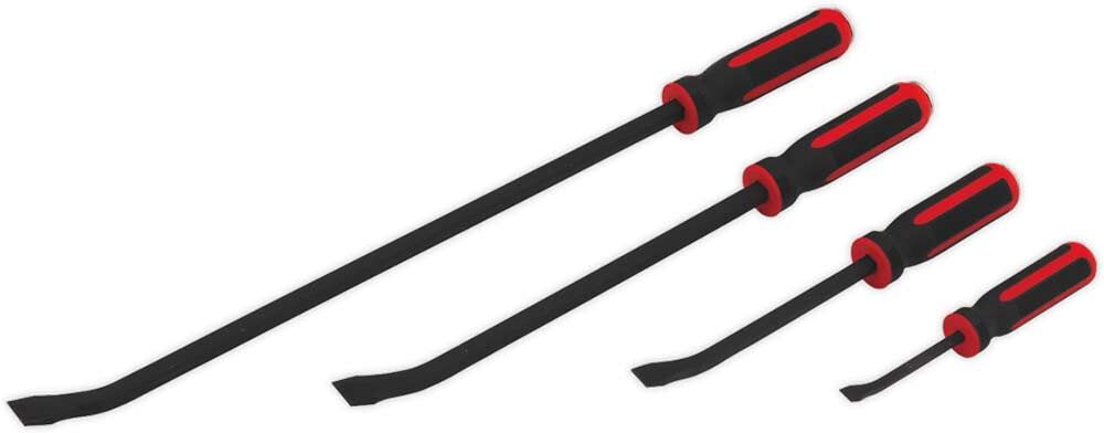DeWalt Sealey AK9105 4 Piece Heavy Duty Angled Pry Bar Set