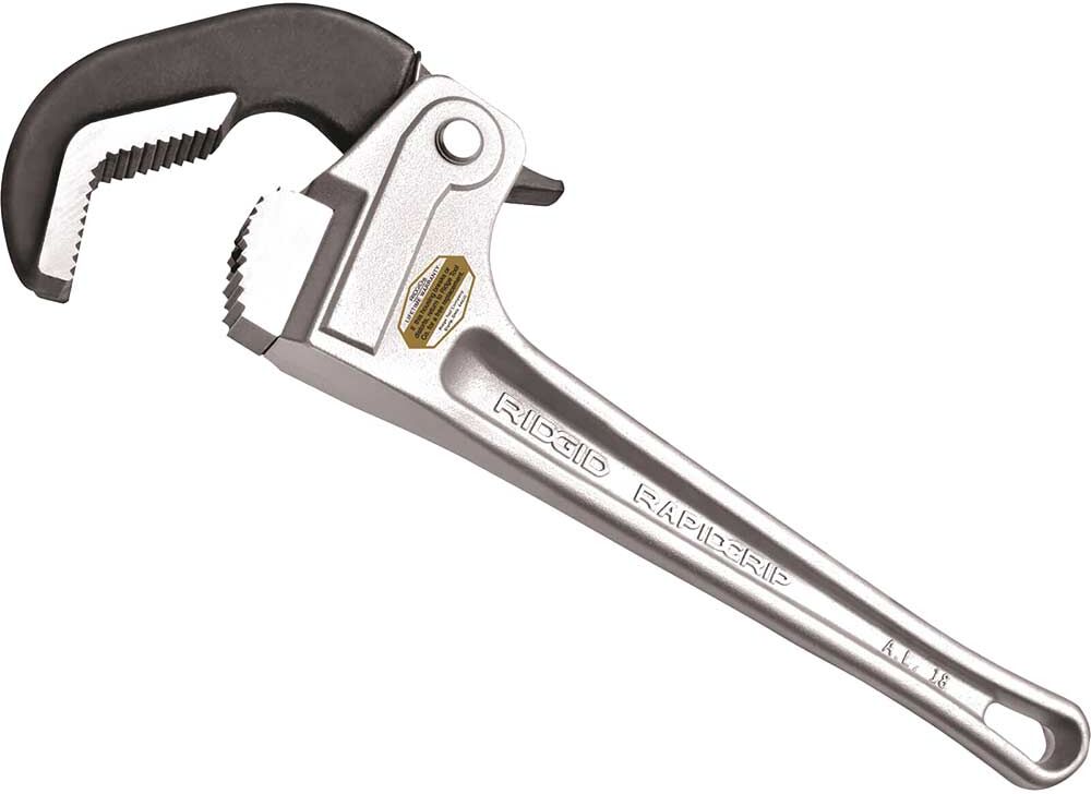 DeWalt Ridgid Rapid Grip Aluminium Pipe Wrench 450mm
