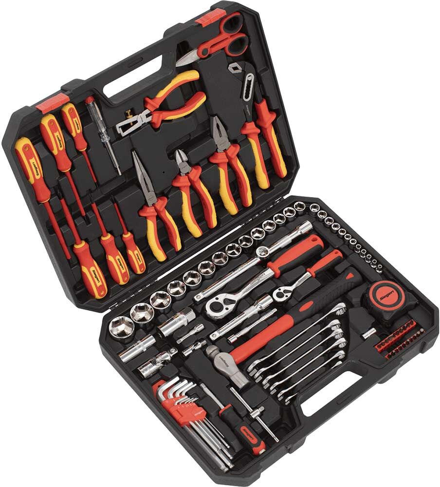 DeWalt Siegen 90 Piece VDE Insulated Electricians Hand Tool Kit