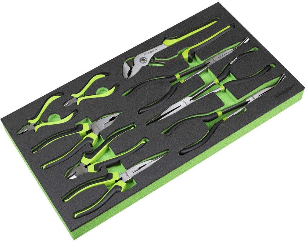 DeWalt Siegen 9 Piece Pliers Set in Module Tray