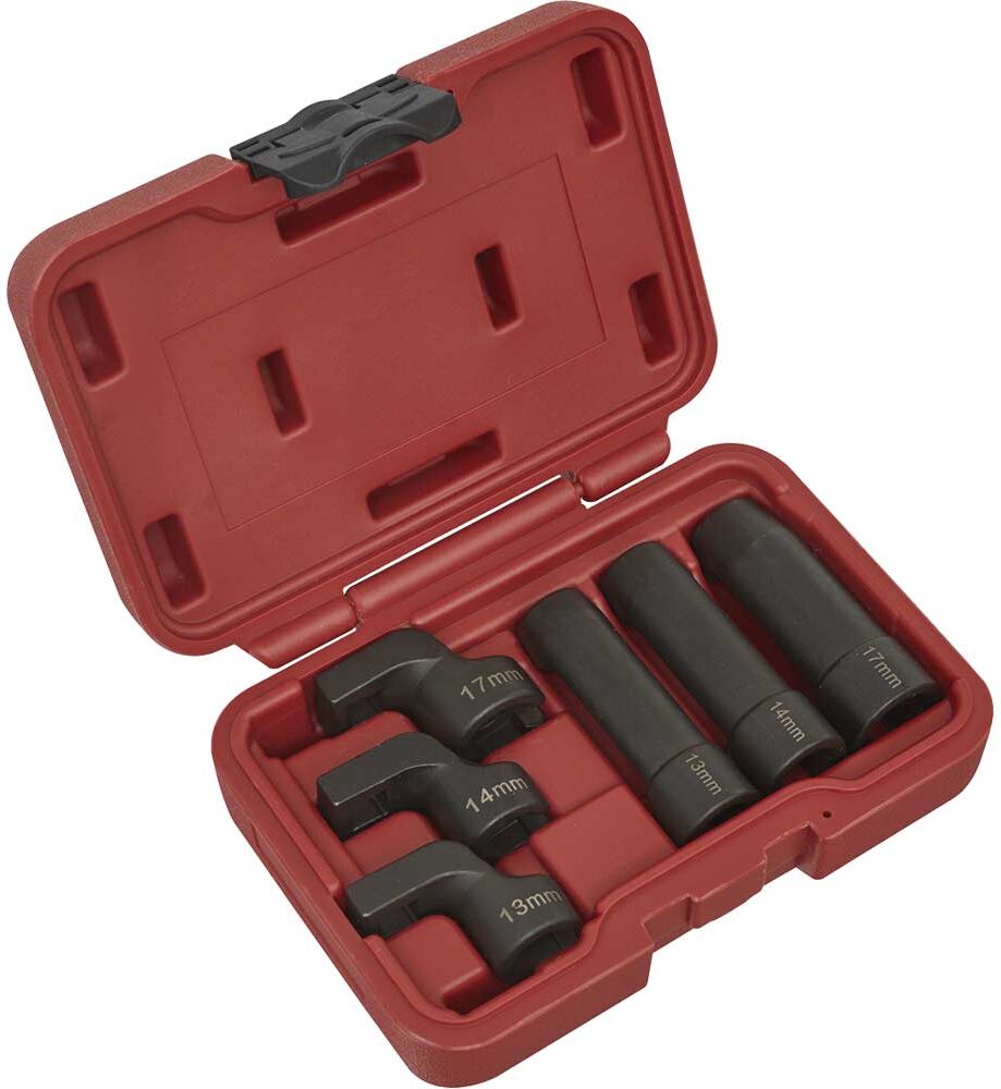 DeWalt Sealey 6 Piece 3/8" Drive EGT Sensor Socket Set 3/8"