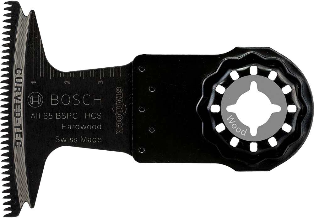 DeWalt Bosch AII 65 BSPC HCS Starlock Oscillating Multi Tool Hard Wood Plunge Saw Blade 65mm Pack of 1