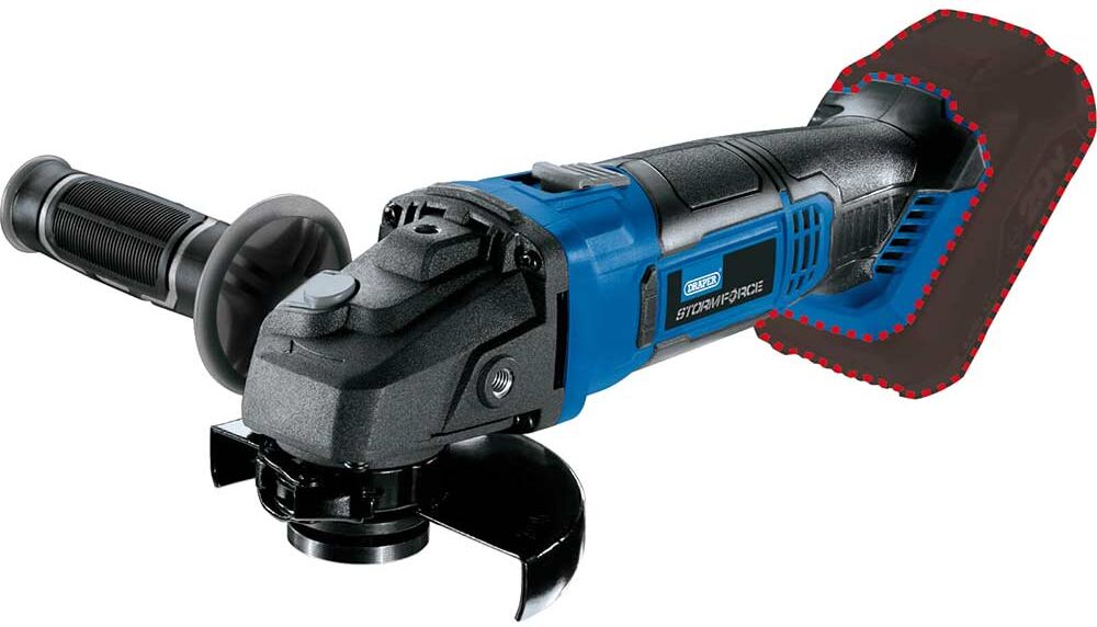 DeWalt Draper CAG20SF Storm Force 20V 115mm Angle Grinder No Batteries No Battery Charger No Case