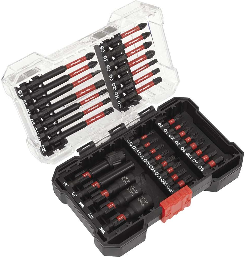 DeWalt Sealey 35 Piece Impact Grade Power Tool Screwdriver Bit Set
