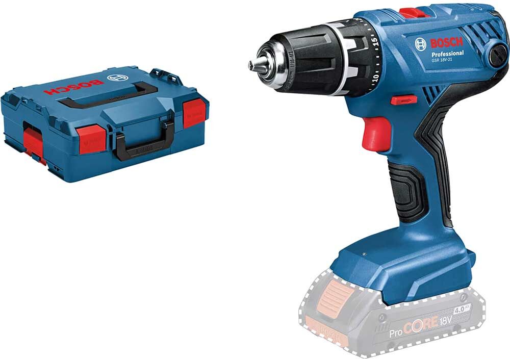 DeWalt Bosch GSB 18V-21 18v Cordless Brushless Combi Drill No Batteries No Battery Charger Case