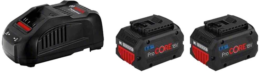 DeWalt Bosch Blue Genuine ProCORE 18v 5.5ah Batteries and Charger Starter Set 5.5ah