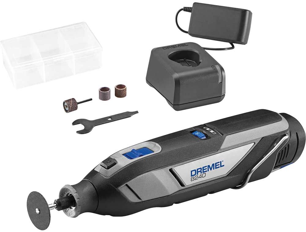 DeWalt Dremel 8240 12v Cordless Rotary Multi Tool 5 Accessory Kit 1 x 2ah Li-ion Battery Charger No Case