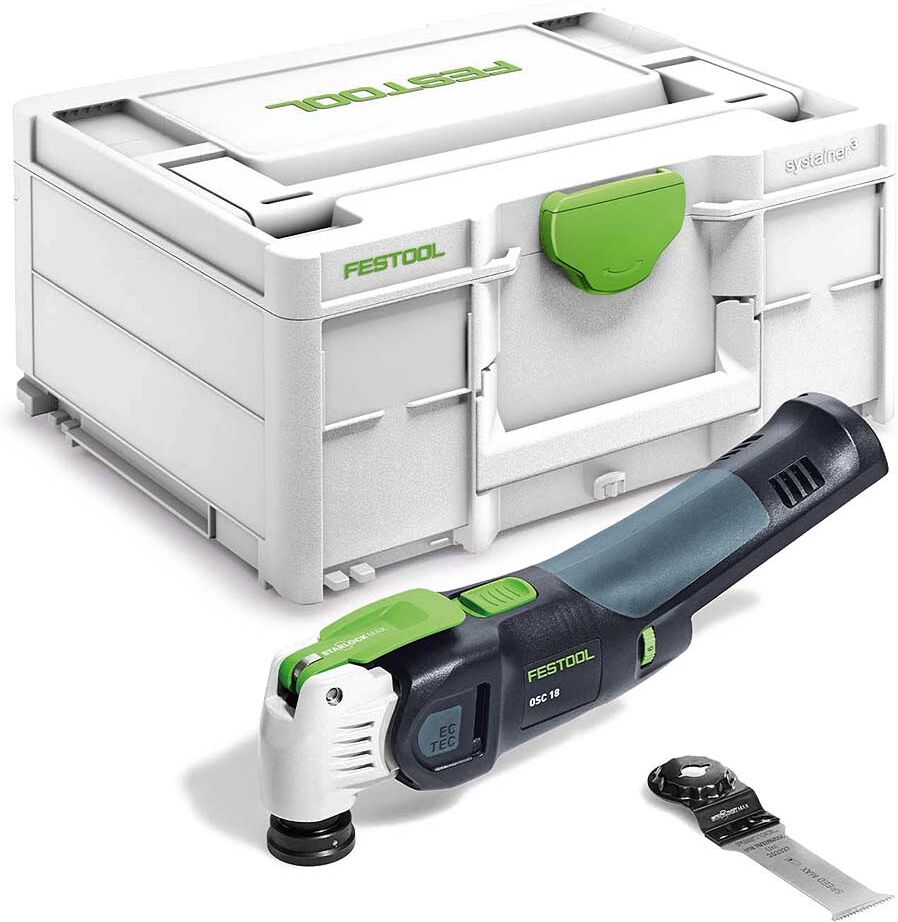 DeWalt Festool VECTURO OSC 18 18v Cordless Brushless Starlock Max Oscillating Multi Tool No Batteries No Battery Charger Case