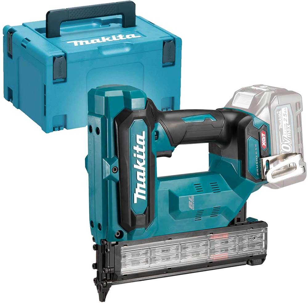 DeWalt Makita FN001G 40v Max XGT Cordless Brushless 18 Gauge Brad Nailer No Batteries No Battery Charger Case