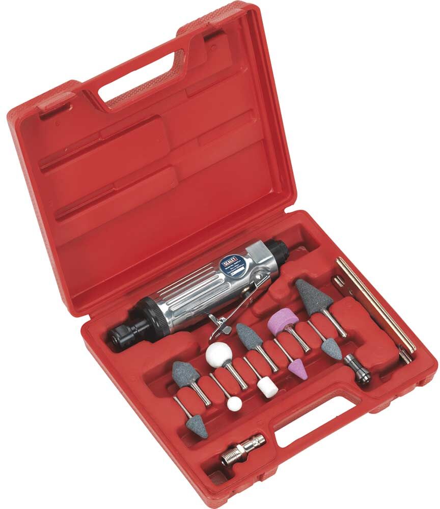 DeWalt Sealey SA67 13 Piece Air Die Grinder Kit