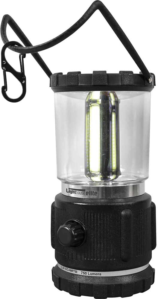 DeWalt Lighthouse Elite High Power Dimmable LED Camping Lantern Black