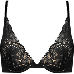 Wonderbra - Women's Triangle Push Up Bra - Black/Ivory - Black/Anthracite 32G female Wonderbra - Women's Triangle Push Up Bra - Black/Ivory - Black/Anthracite 32G female