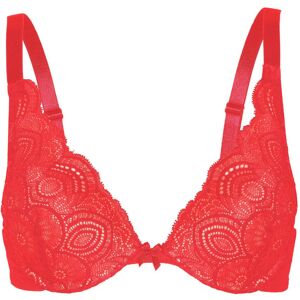 Wonderbra - Women's Triangle Push Up Bra - Red - Red 38B female Wonderbra - Women's Triangle Push Up Bra - Red - Red 38B female