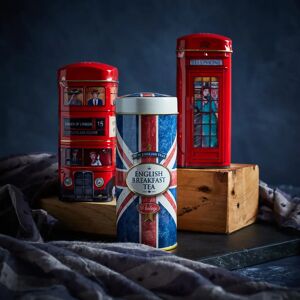 New English Teas Best of British Tall Tea Tin Collection Gift Pack