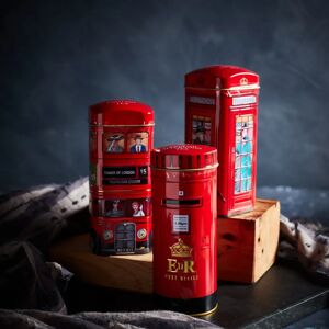 New English Teas Heritage Post Box Traditional English Teas Triple Tin Gift Pack