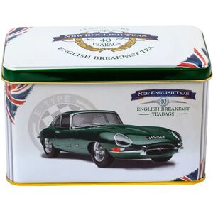 New English Teas Classic Jaguar E-Type Tea Caddy With 40 English Breakfast Teabags