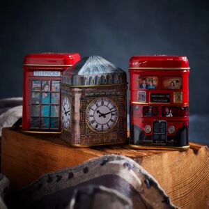 New English Teas Best Of British Icons 3-Piece Tea Tin Mini Gift Set