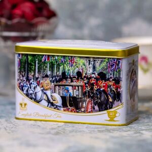 New English Teas Trooping The Colour Queen Elizabeth II Tea Tin