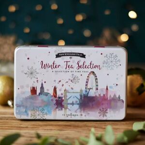 New English Teas Winter Wonderland Christmas Tea Selection Gift Tin