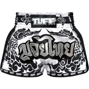 TUFF Sport MRS201 TUFF Muay Thai Shorts Retro Style The Great Hongsa White - White