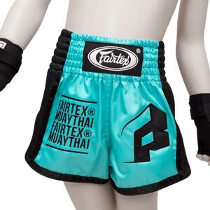 BSK2107 Fairtex Kids Muaythai Shorts Turquoise - Blue